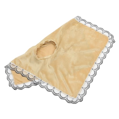 PartyKindom Face Hole Cover Massage Napkin Beauty Salon Sheet Breathable Polyester Spa Clinic Use