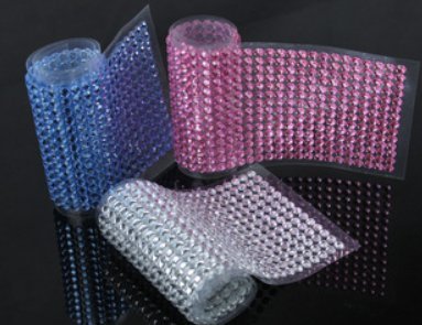 LevenLi 3pcs Fashion 3D Car Diamond Eyeliner Decal Headlight Stickers Automotive Logo Eyelashes Rearview Mirror and Home Decoration