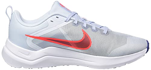 Nike Nike - Downshifter 12, Men's Sneaker, Grey Football Grey Bright Crimson Concord, 7 US