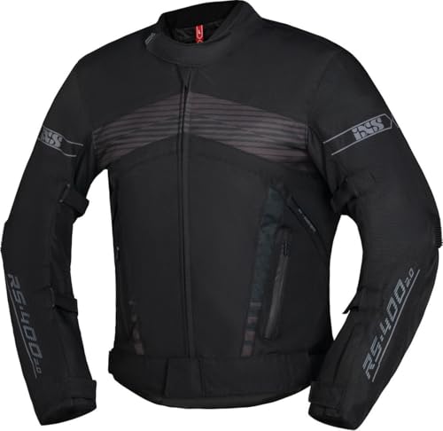 IXS RS-400-ST 3.0 Motorrad Textiljacke, schwarz, XL