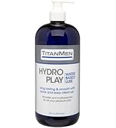 DOC JOHNSON TitanMen Hydro Play – Water Based Lubricant (32 fl. oz.)