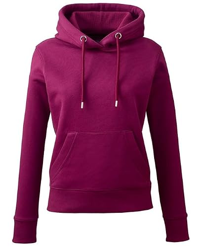 Anthem Women's Hoodie Hooded Sweatshirt, Burgundy, XS