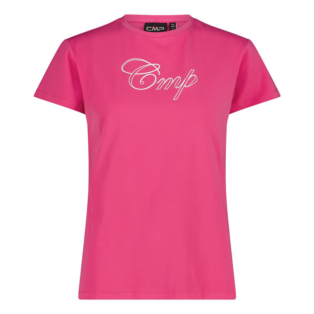 CMP 30d8066 T-shirt Donna In Cotone Elasticizzato, Morbida E Leggera, Sportiva E Versatile, Vari Colori - 2