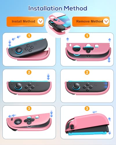 Image of WAXITY Dockable Protective Case for Nintendo Switch 2-Pink