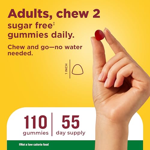 Nature Made Zero Sugar Energy Vitamin B12 Gummies, 110 Sugar Free Gummies - image 6
