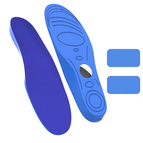 Insoles for airtag Kids, Kids air-tag Shoe Insert, Adults and Elderly, Tracker Devise Case for Kids' Shoes, Blue (Foot:7.1-7.5IN/Insole:7.6-8.3IN/12.5C-1Y)
