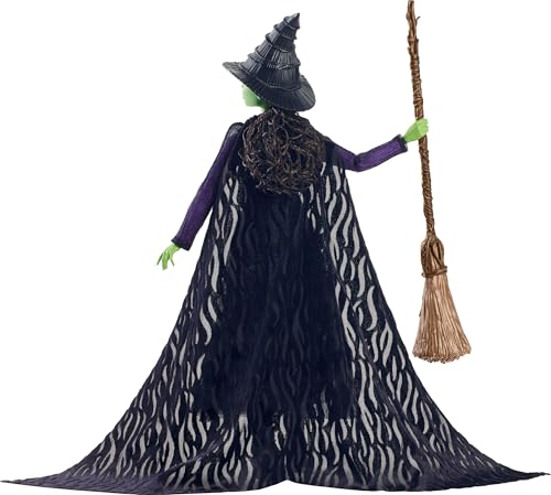 mattel universal wicked deluxe elphaba fashion doll amp accessories movie-inspired look with braided hair amp posability