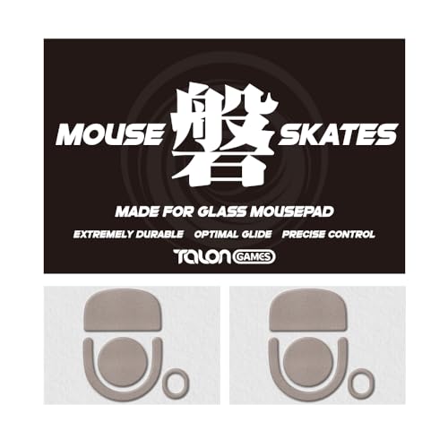 TALONGAMES Mouse Skates for Logitech G PRO X 2, for Glass Mousepads, 6mm, High...