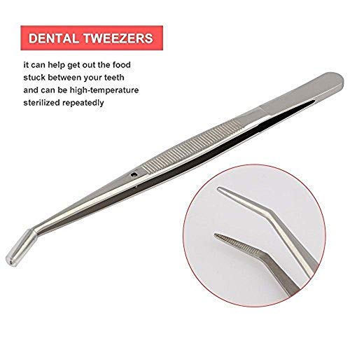 Motyya Dental Cleaning Tools 6 Pack, Professional Dental Hygiene Kit Teeth Tool Set For Home Use Stainless Steel Mouth Mirror Tweezers Dental Picks Oral Care Set To Remover Tartar, Tooth Scraper #TOP5