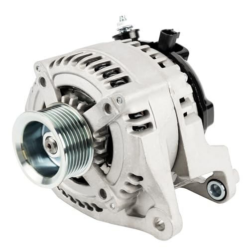 Image of KAX 160AMP Alternator 11298N Compatible With Dodge Ram 1500 /2500 /3500 2007-2008, for Chrysler Aspen 2007-2008, for Dodge Durango 2007-2008,CW,160 Amp,S7 Groove Pulley,ER /IF,Replace11298 | Fits 2007-2008 Dodge Durango V8 5.7L, 2007-2008 Dodge Ram 2500 V8 5.7L, Replacement OE 11298N
