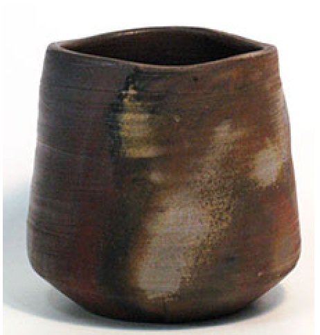 備前焼 陶峰窯 桟切焼 焼酎カップ サイズ::径8.5 x 8cm (350ml)