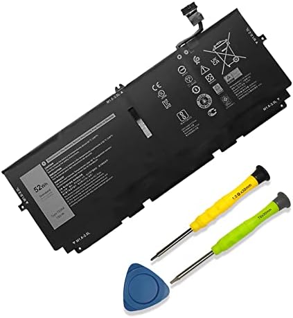 ASKC 722KK Laptop Battery for Dell XPS 13 9300 2020 i5 FHD XPS 13 9310 Series 2XXFW 02XXFW FP86V 0FP86V WN0N0 0WN0N0 P117G P117G001 P117G002 7.6V 5 2Wh 4-Cell