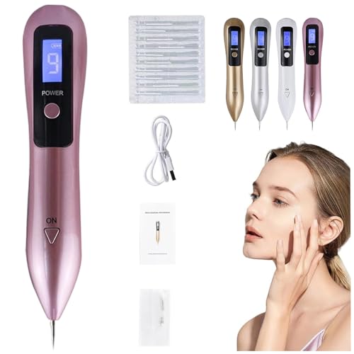Stylo pour le visage Nuzzy pour atténuer les taches et névus avec écran LCD clair
