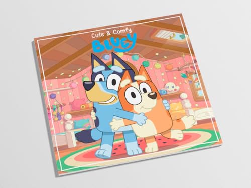 Bluey Cute & Comfy - Livro de Colorir para Crianças: Bluey Cute & Comfy - Livro de Colorir para Crianças: - Imagem 3