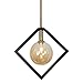 Dainolite Ltd GLA-121P-MB-VB Contemporary Modern One Light Pendant from Glasgow Collection in Bronze / Dark Finish, 5.25 inches
