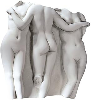 Design Toscano OS69359 3 Graces Wall Fragment - Large Scale - Grey