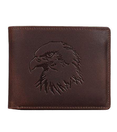 Karla Hanson Men's RFID Blocking Leather Wallet (Eagle Brown)