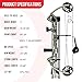 Sanlida Archery Dragon X8 Compound Bow Kit Black and Dragon X6 Youth Compound Bow Kit