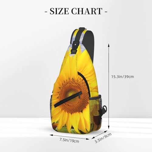 Bolso cruzado negro estilo sling para hombre y mujer miniatura 3