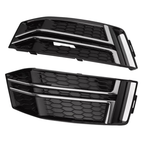 Rejillas de lámpara antiniebla delantera en cromo para carrocería A4 B9 2016-2018 8W0807681F 4