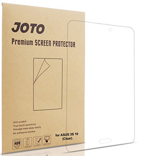 JOTO ASUS ZenPad 3S 10 Screen Protector Film, Ultra Crystal Clear (Invisible) Screen Guard for ASUS ZenPad 3S 10 Z500M, (3 Pack)