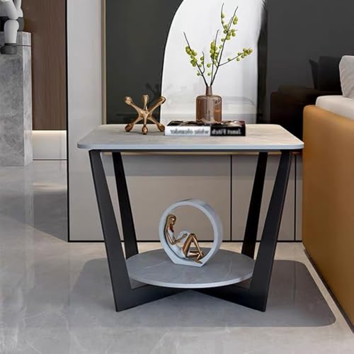Petite table basse d'angle pour canapé pour optimiser les petits espaces du salon