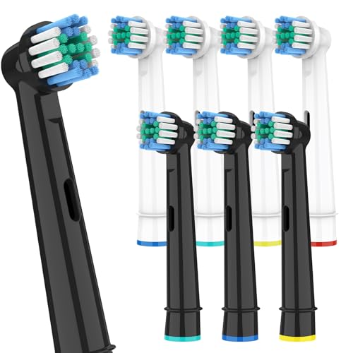 Spazzolino compatibile con Braun Oral-b, testine di ricambio per spazzolini elettrici Oral-b, includono precisione, filo interdentale, croce, sensibile (No io Series)