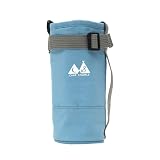 stample 水筒ボトルホルダー 水筒カバー(スモークブルー, S) ショルダー 1リットル 500ml