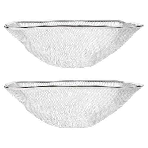 VILLCASE Filtros para Campana Extractora de Aluminio Plata, 2 Piezas Portátiles Absorción de Aceite para Cocina en Restaurantes y Hogar Estilo Europeo