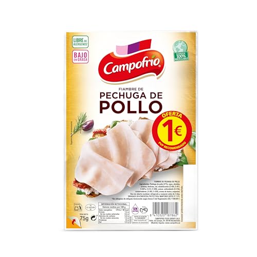 Campofrío - Lonchas de Pechuga de Pollo, 75g