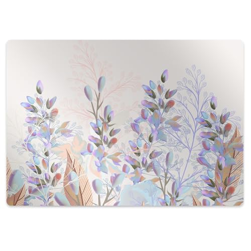 Protège-Sol Rectangulaire Antidérapant et Imperméable pour Chaise à Roulettes de Maison - 3