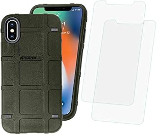 ZenPro Magpul Apple iPhone X/XS Case Bundle with Two Tempered Glass Screen Protectors