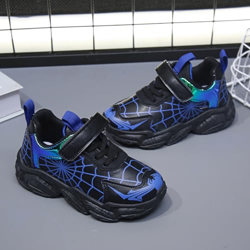 Children's Spider Web Sneakers – Lightweight Lace-Up Walking Shoes with Anti-Slip Sole, Streetwear Design, and Outdoor Comfort4
