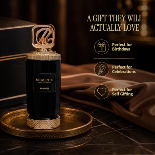 Image of RiiFFS Momento Perfume For Men & Women | Long-Lasting Eau De Parfum | Bold Citrus & Spicy Stylish Fragrance For Unisex, 100ml