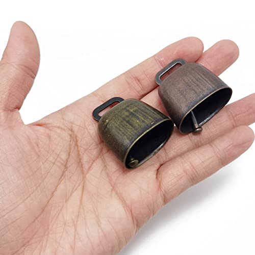 TIHOOD-18PCS-Copper-Bells-Brass-Small-and-Large-Farm-Animal-Bells-for-Horses-Cattle-Sheep-Goats-Green-and-Red-Bronze-Loud-Long-Distance-for-Christmas-Decoration TIHOOD 18PCS Copper Bells Brass Small and Large Farm Animal Bells for Horses Cattle Sheep Goats Green and Red Bronze Loud Long Distance for Christmas Decoration