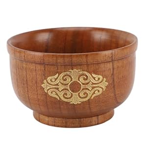 Generic Miska Drewniana Gold Ornament