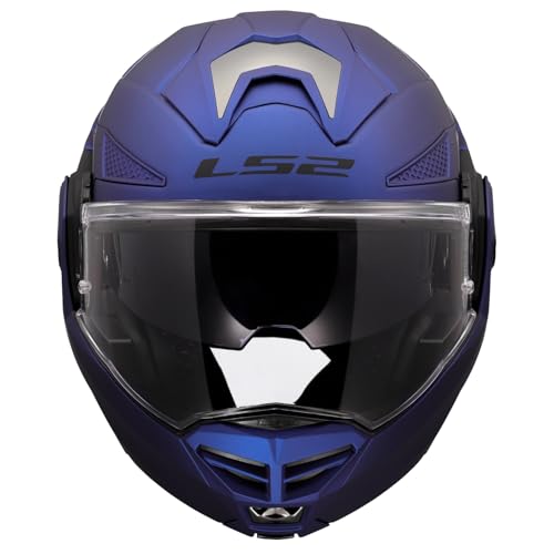 Casque modulable LS2 Advant X Solid bleu marine taille XL - 5