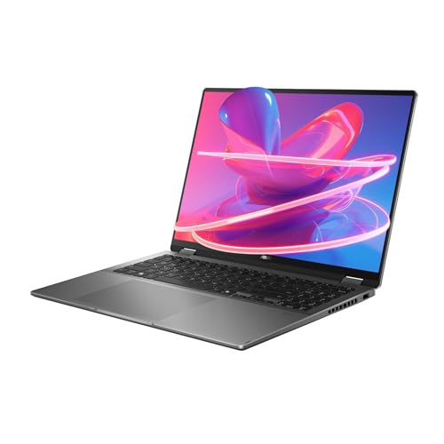 Image of ASUS Vivobook 16 Flip Copilot+ Laptop, Intel Ultra 7-258V, 32 GB LPDDR5X RAM, 1 TB PCIe SSD, 16 inch WQXGA+ (2880x1800) Touchscreen, Intel Arc Graphics, Backlit Keyboard, W11 Pro, Gray + Traix Mousepad