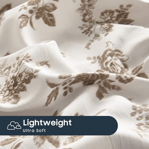 Wake In Cloud E-H1602-51X66(M) Cottagecore Pillow Cases, Floral Shabby Chic Vintage Flower Shabby Chic Coquette Aesthetic, Set Of 2 Soft Pillowcases Pillow Shams Covers thumb #4