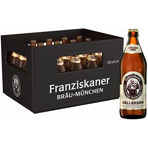 Franziskaner Kellerbier Flaschenbier, MEHRWEG im Kasten Cover