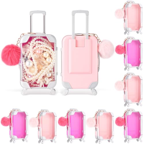 VioraWhite 20 Pcs Mini Suitcases