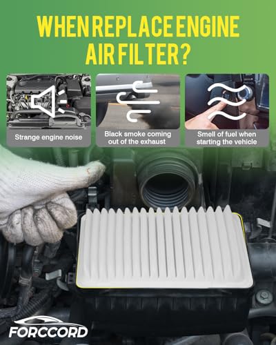 Image of 2-Pack CA9360 Engine Air Filter Fits for Toyota Camry (2002-2011), Highlander Gas (2001-2013), Sienna (2004-2010),Solara (2004-2008),Lexus ES300, ES330, RX330, RX350 Car Accessories