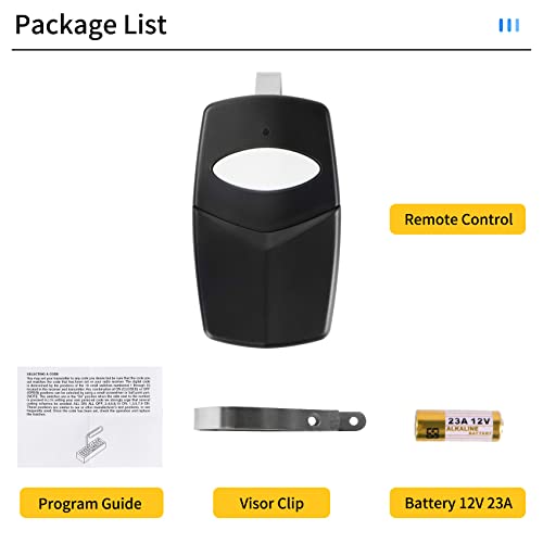3089 MultiCode Gate Opener Remote 300 MHz, 308911/1089