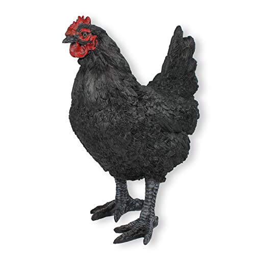 colourliving Gartendeko Huhn Figur Deko Hühner Deko Hennen Bauernhof Tiere Hühner Figuren (Schwarz) colourliving Gartendeko Huhn Figur Deko Hühner Deko Hennen Bauernhof Tiere Hühner Figuren (Schwarz)