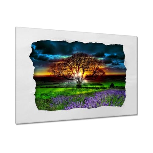 Peinture imprimée sur toile Arbre de vie de 120 x 80 cm modèle H2027M_WFPC1B