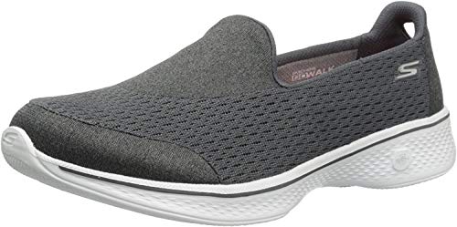 Skechers Performance Women's Go Walk 4 - Pursuit Walking Shoe,Charcoal,5 W US