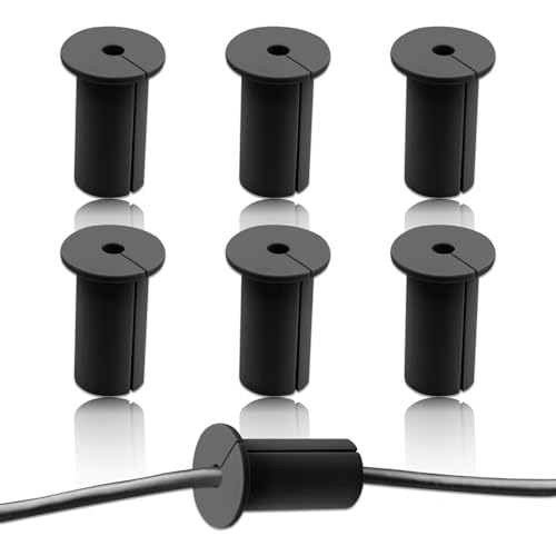 Trsnzul 6 Stück Wanddurchführung für Starlink Kabelführungsset, Mauerdurchführung Kabel, Wanddurchführung Kabel Außen Kabelführungsset Wall...