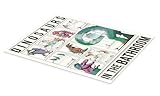 Zoom IMG-1 dinosauri in bagno poster di