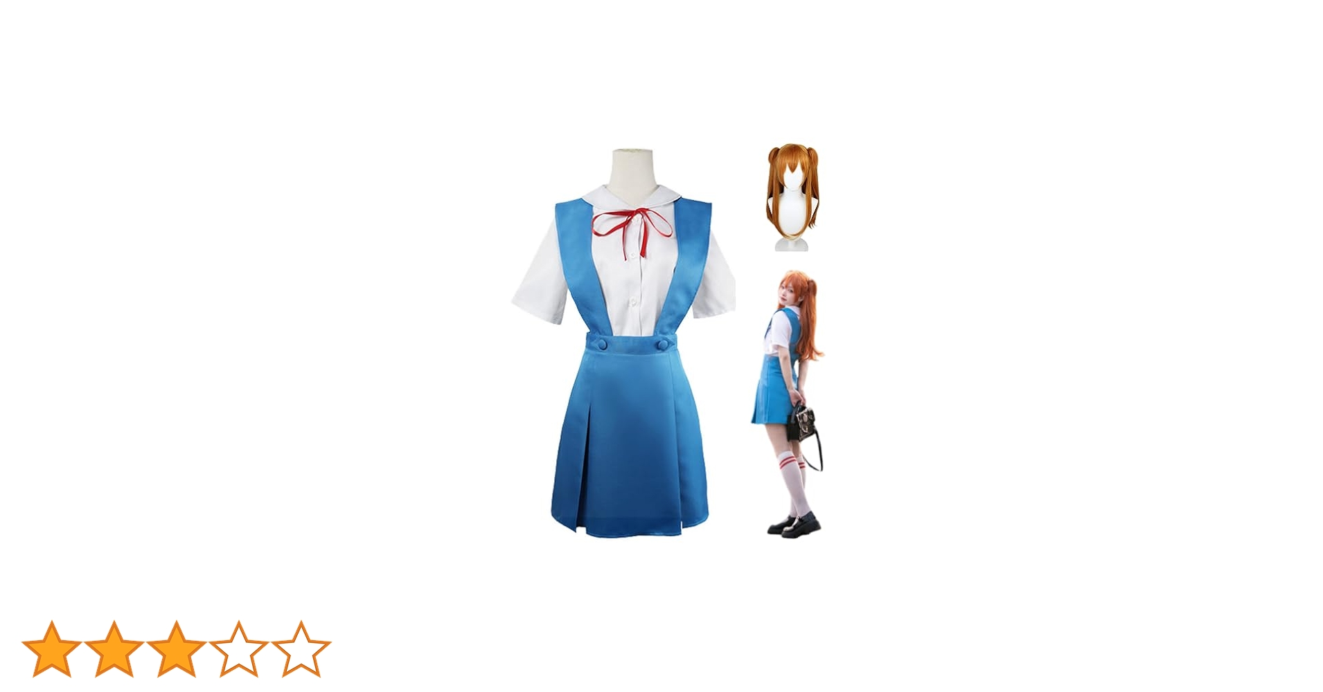 Amazon.co.jp: [OLRIK] 綾波レイ アスカ EVA 制服 ウィッグ