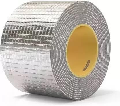 Joynest Waterproof Aluminium Foil Self-adhesive UV Protection Tape Suitable for Roof Leak, Surface Crack, Sealing and Home Renovation Butyl Rubber Tape– 2 inch / 5Mtr(2 inch 5 Meters) (B09XMGR67B) Amazon Price History, Amazon Price Tracker